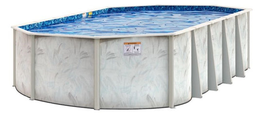 15' X 30' X 52" DEEP STEEL OVAL ABOVE GROUND POOL (Complete Kit)